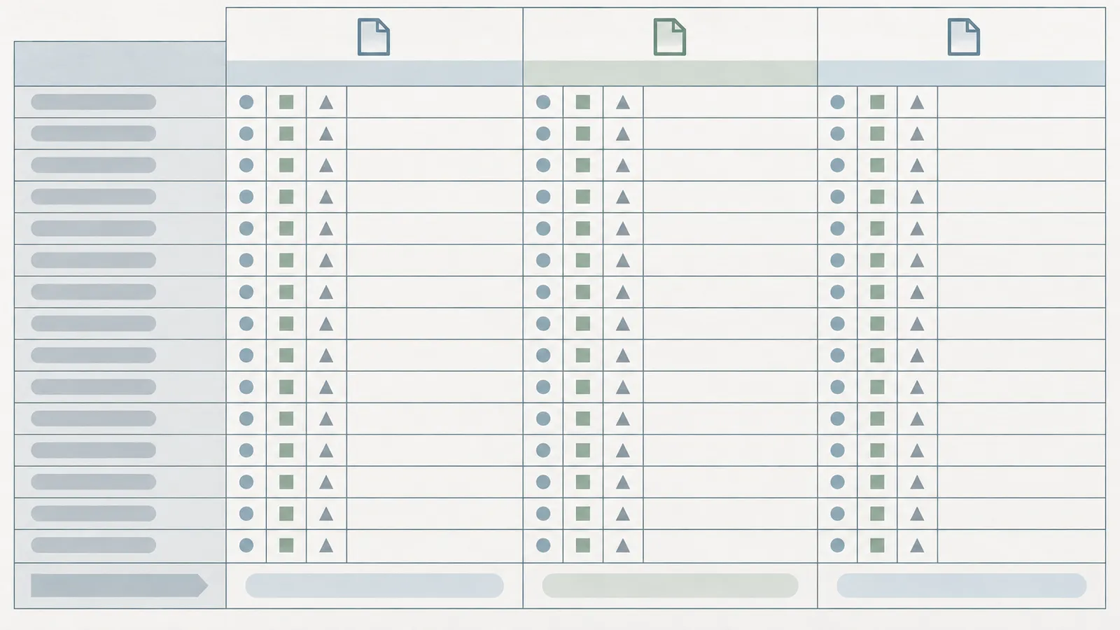 Worksheet grid pairing bond document fields with the verification question and unresolved-risk status.