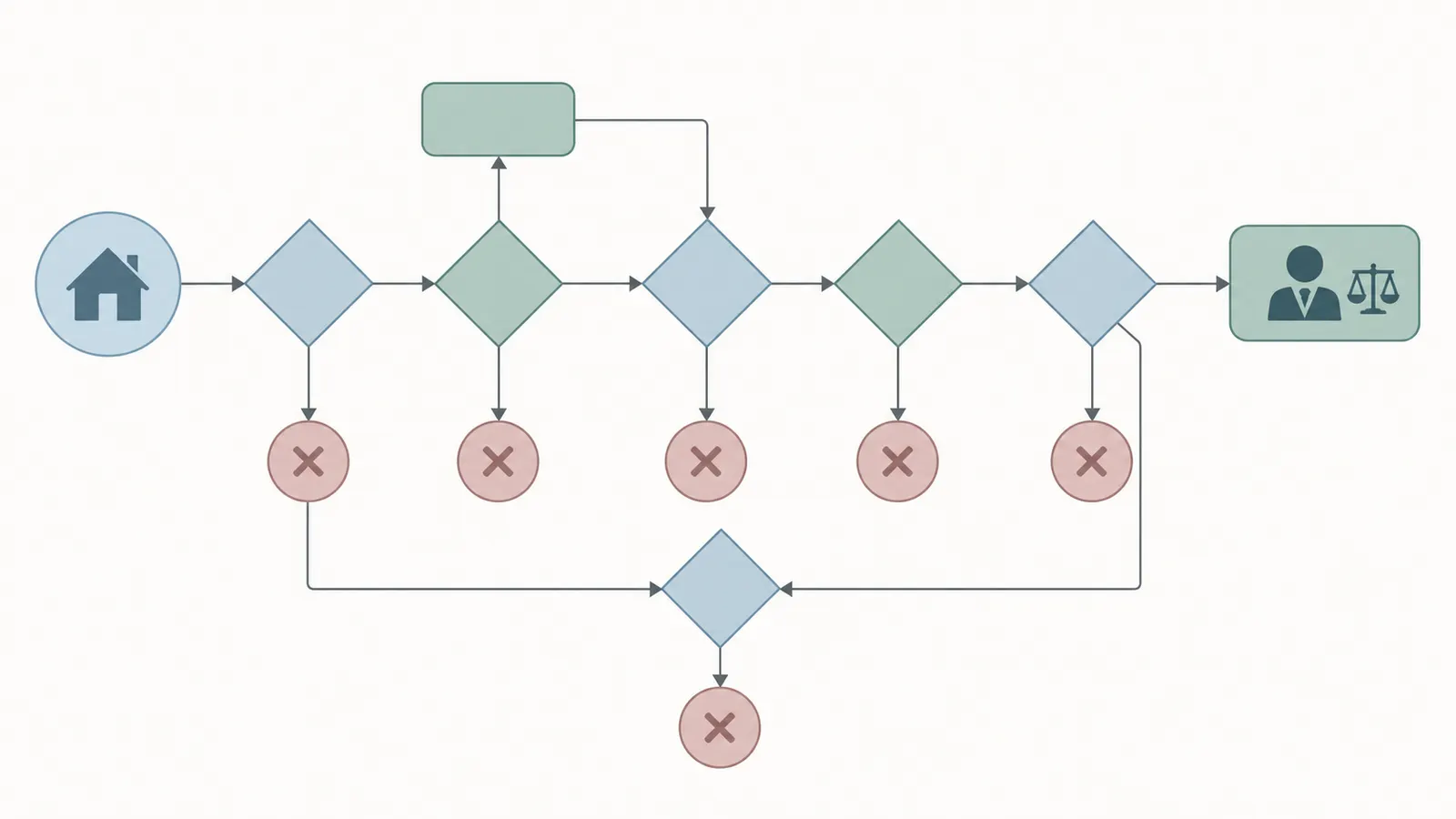 Decision map for checking whether a Maryland custom-home payment review applies