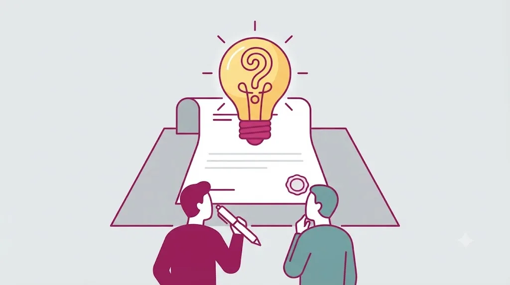 Illustration af et flowdiagram med de otte trin i en komplet SEO-proces